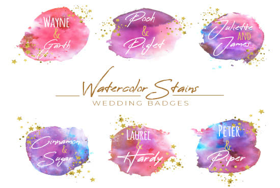 design feminine watercolor or signature logo