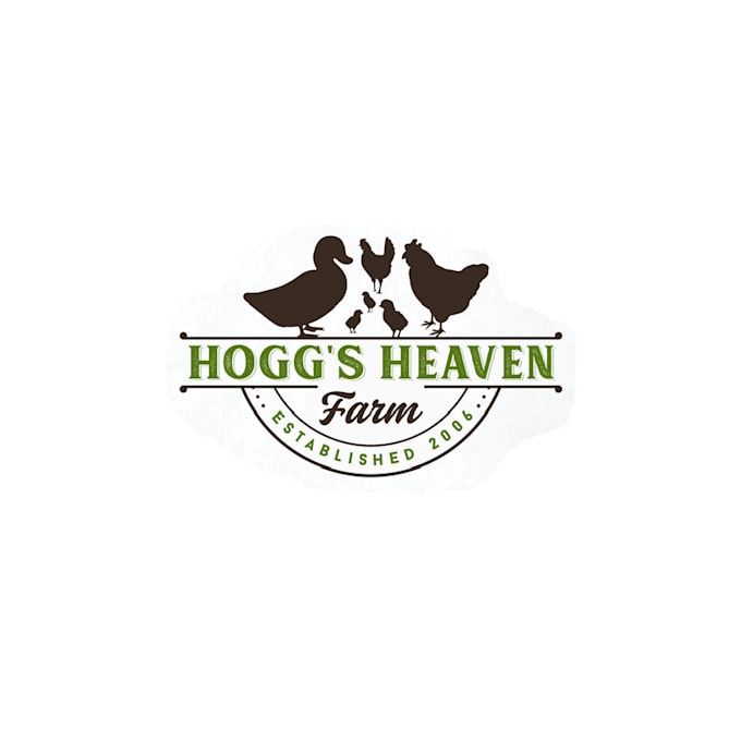 design simple and clean farm logo