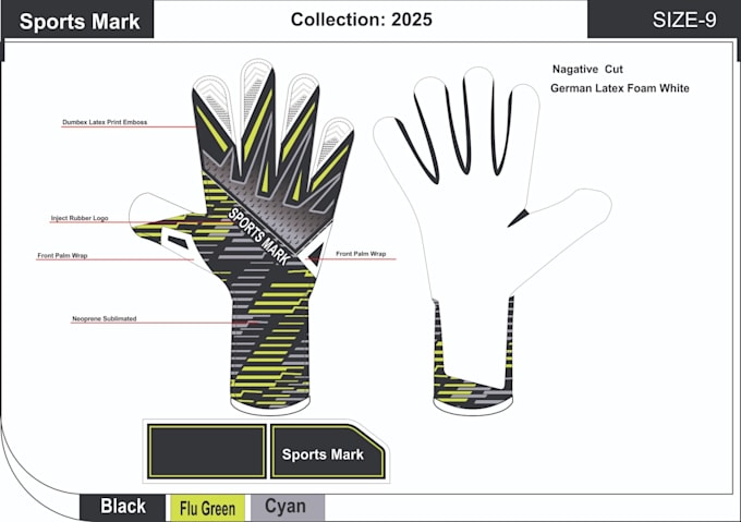design goalkeeper gloves for you