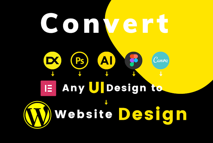 convert PSD to wordpress, xd to wordpress, ui to responsive wordpress