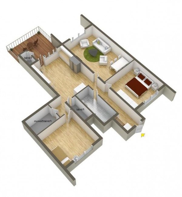 Draw 3d model and floor plan with archicad from sketch by Chillokora ...