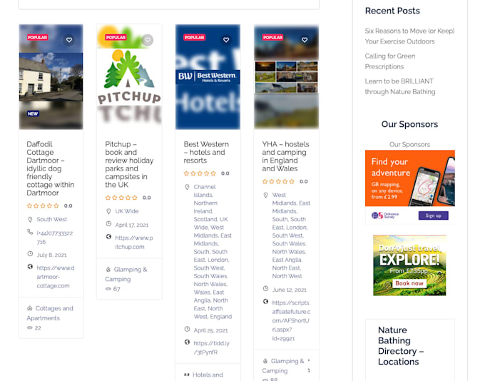 add your holiday accommodation to our UK website and social media