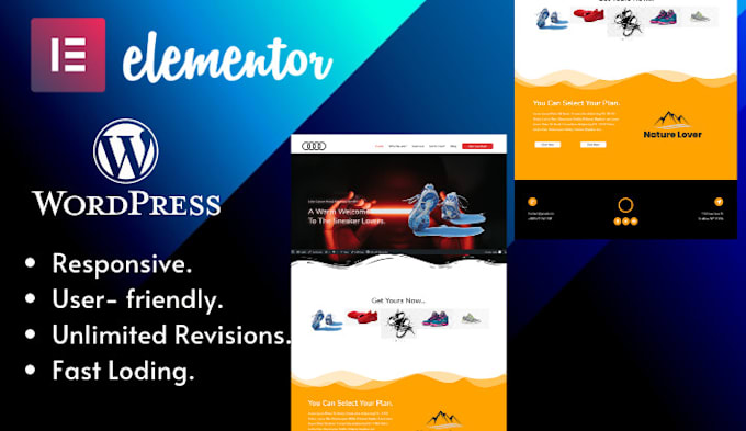 design wordpress website or customization fully responsive,blog site,e commerce,