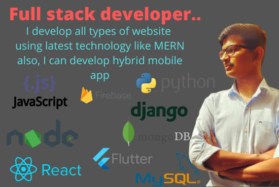 Develop full stack web app in react html css nodejs firebase mongodb by ...