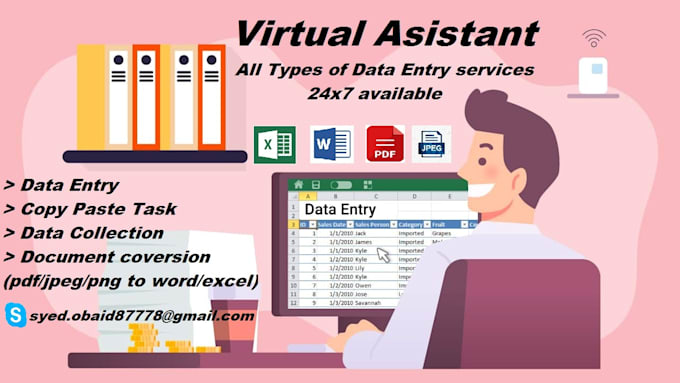 complete data entry task with accuracy within 1 hour