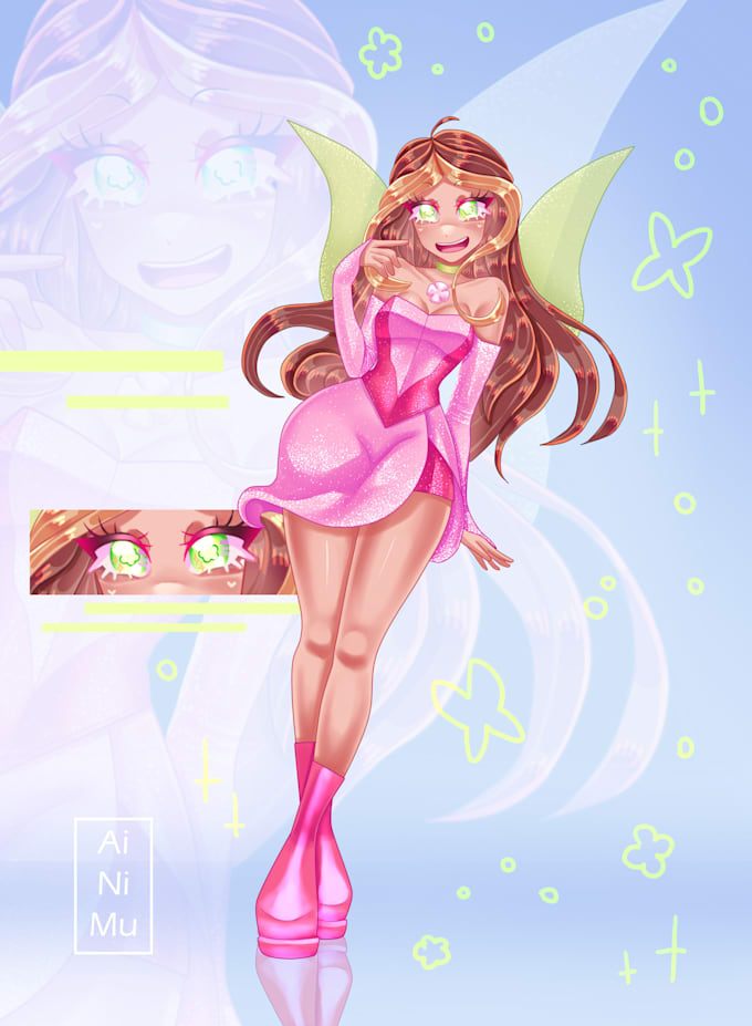 draw a anime illustrations in my style