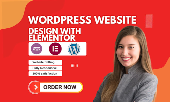 do design redesign develop business wordpress websites using elementor