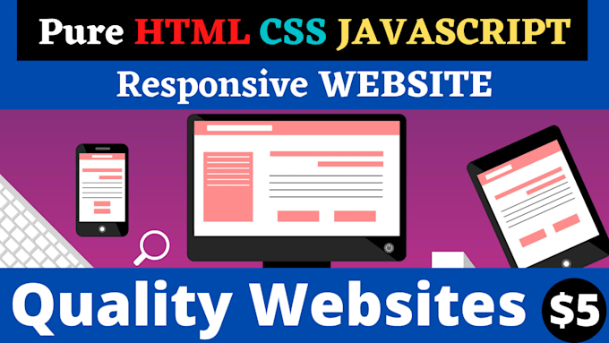 Create responsive websites with html, css, javascript by ...