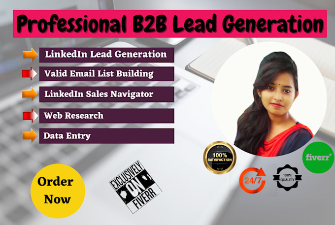 Provide b2b lead generation and linkedin lead collection by Smrity19 ...