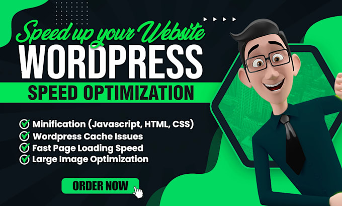 do wordpress speed optimization, increase page speed, speed up wordpress