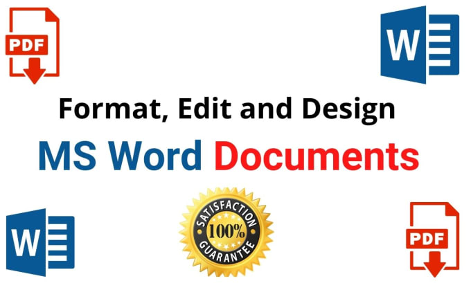Format Design Edit Ms Word Documents Pdf Convert By Idreesnawaz Fiverr 5447