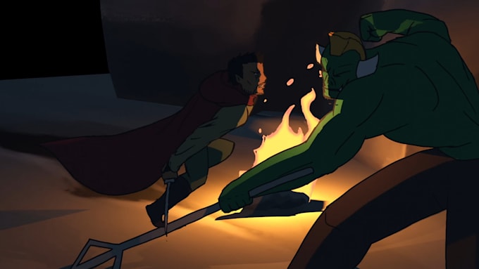 animate a hand drawn 2d animation for you