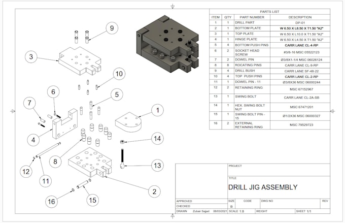 do 2d drawing, 3d model, product rendering in fusion 360