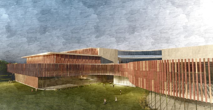 create and render 3d architectural models
