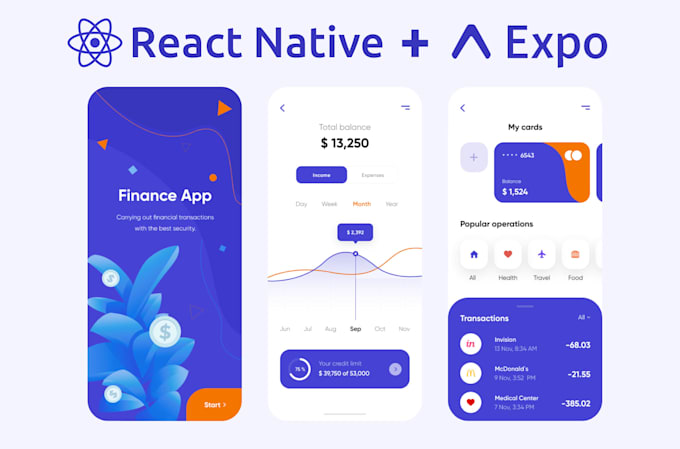 develop a cross platform app using react native