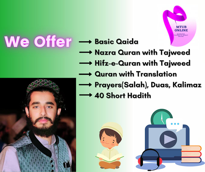 be your online quran teacher, quran tutor, learn tajwid and hadar qirat