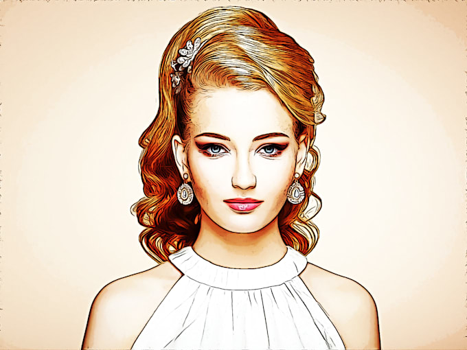 draw vector digital sketch line art