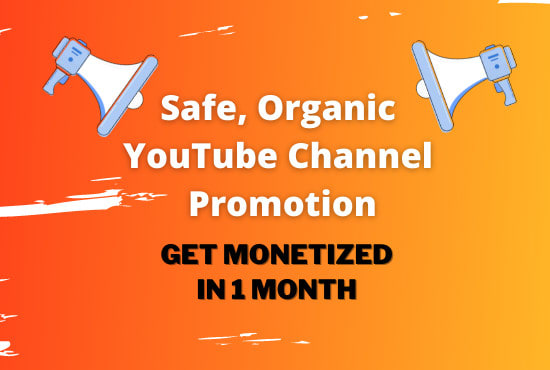 do fast organic promotion for youtube channel monetization