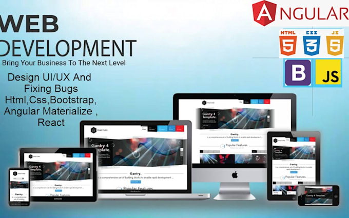 Design a responsive website using html, css, and javascript by ...