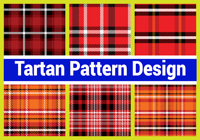 do seamless tartan pattern design for your fabric