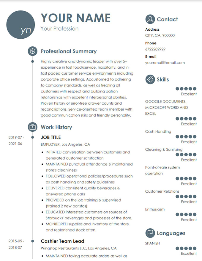 professionally improve your resume and enhance your current writing