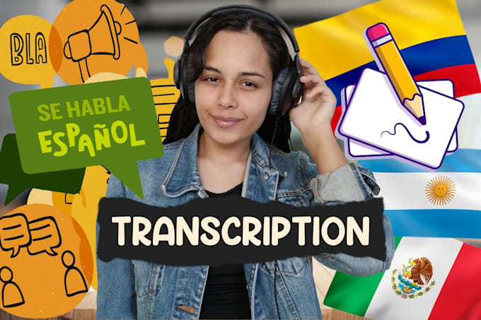 transcribe any spanish audio or video