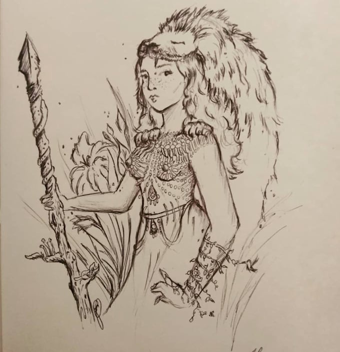 illustrate anything in pen