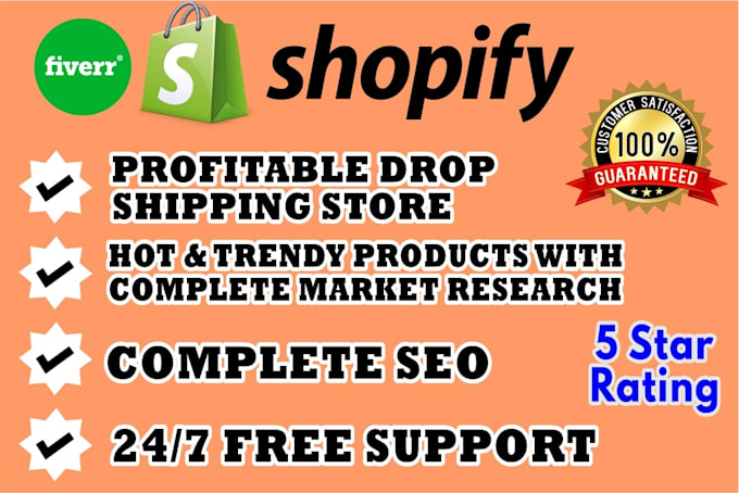 build shopify dropshipping store or shopify website