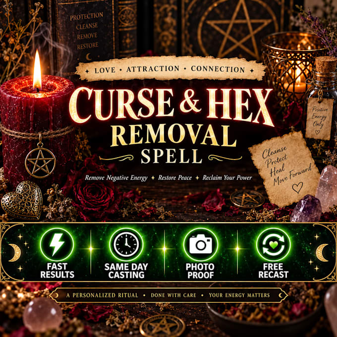 energy cleansing, hex removal  spiritual protection ritual