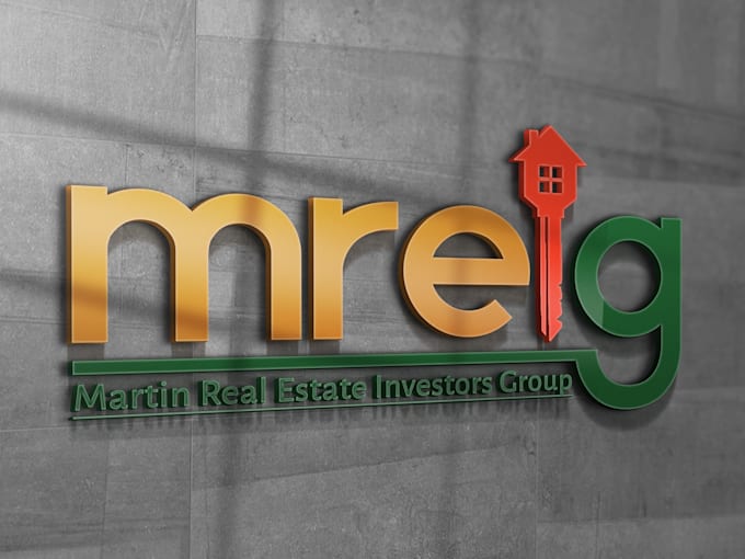 design a real estate logo, investors