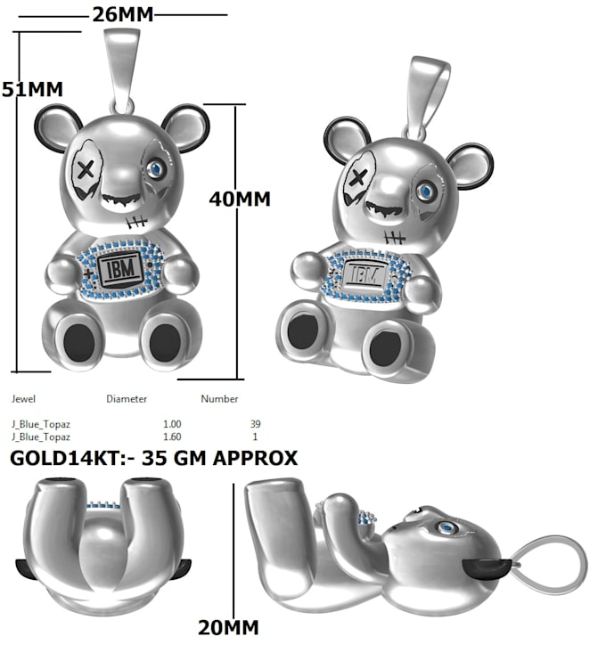 custom orders 3d modelling