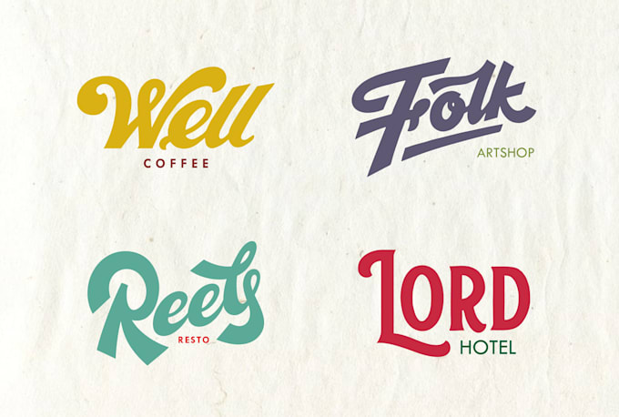 design wordmark logo with classic, vintage, minimalist, luxury style