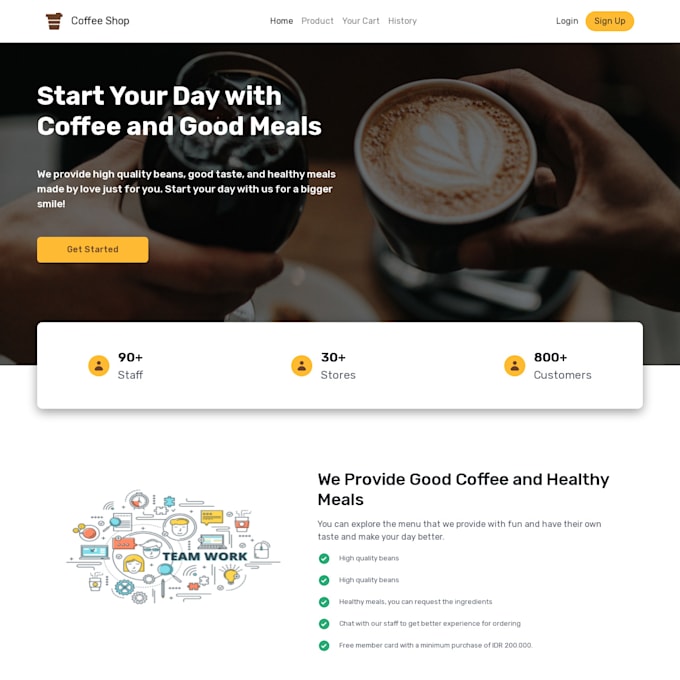 Convert figma to html css javascript responsive by Sipamungkas | Fiverr