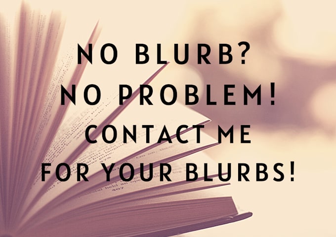 write a compelling blurb or book description