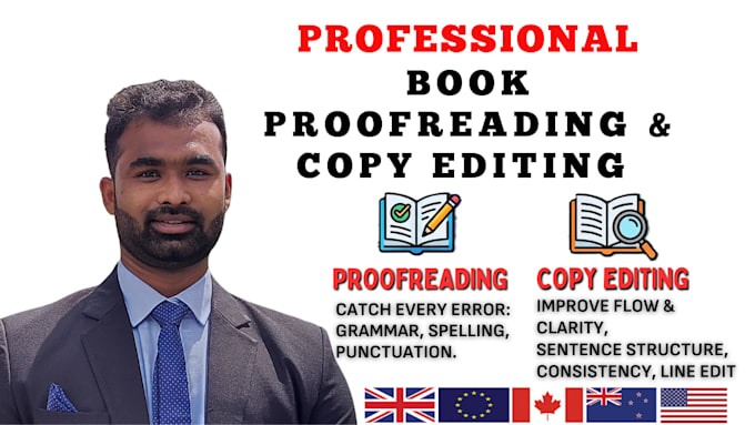 do professional book editing, proofreading and copy editing