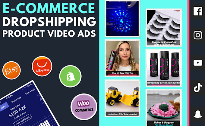 create amazing dropshipping ecommerce product video ads