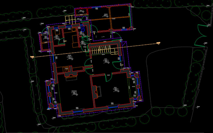 convert point cloud data to 2d drawing