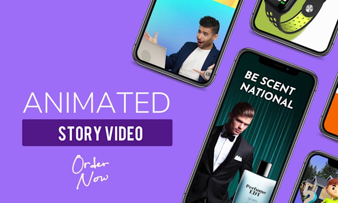 create eye catchy instagram story or reels videos in 24 hours