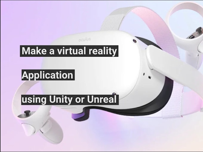make a VR application for you