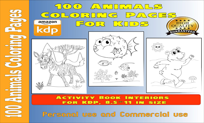 create animals coloring pages for kids