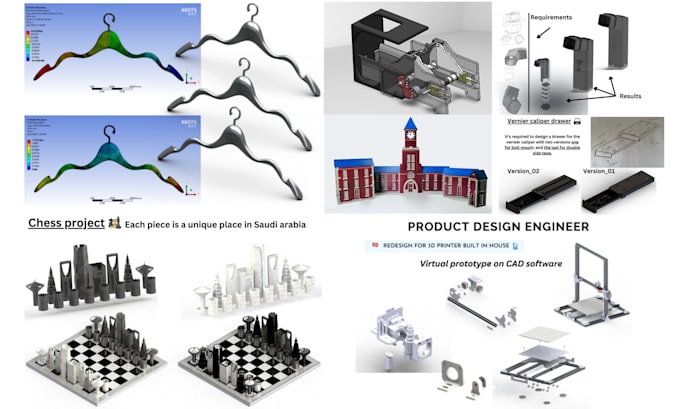 design professional 3d cad models for manufacturing and 3d printing