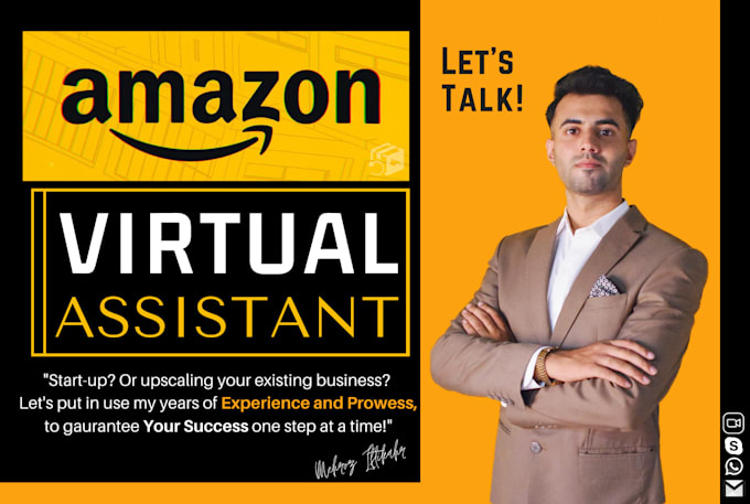 be your expert amazon virtual assistant