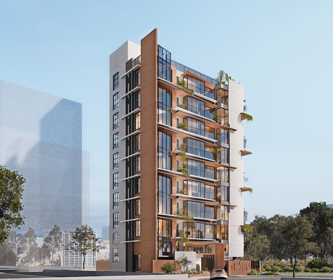 do exterior design realistic rendering and 3d modelling