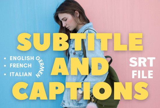 transcribe video and create closed captions srt vtt files