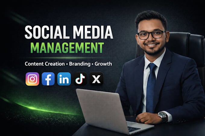 do social media management and content creation for all platforms