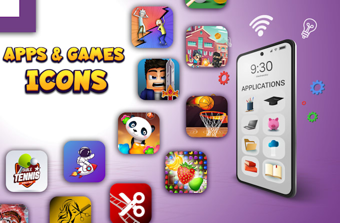 app icon design for android and ios store