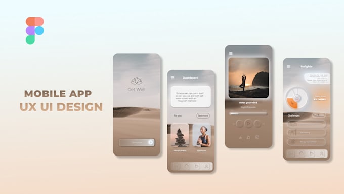 Design the ui ux for your app ios using figma by Demiriari | Fiverr