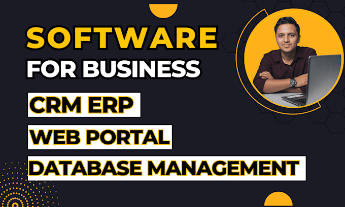 create CRM, erp, online portal or database management system