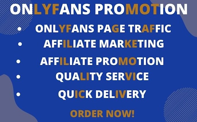 Affiliate marketing onlyfans I will