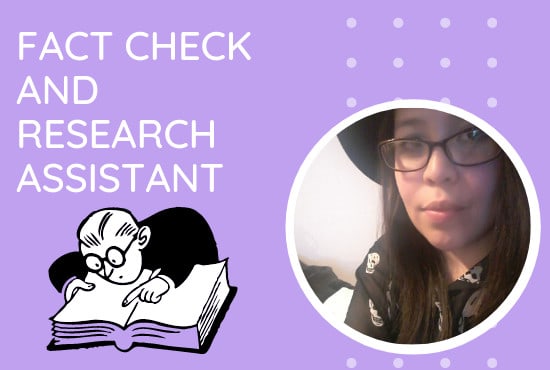 fact check and research for you